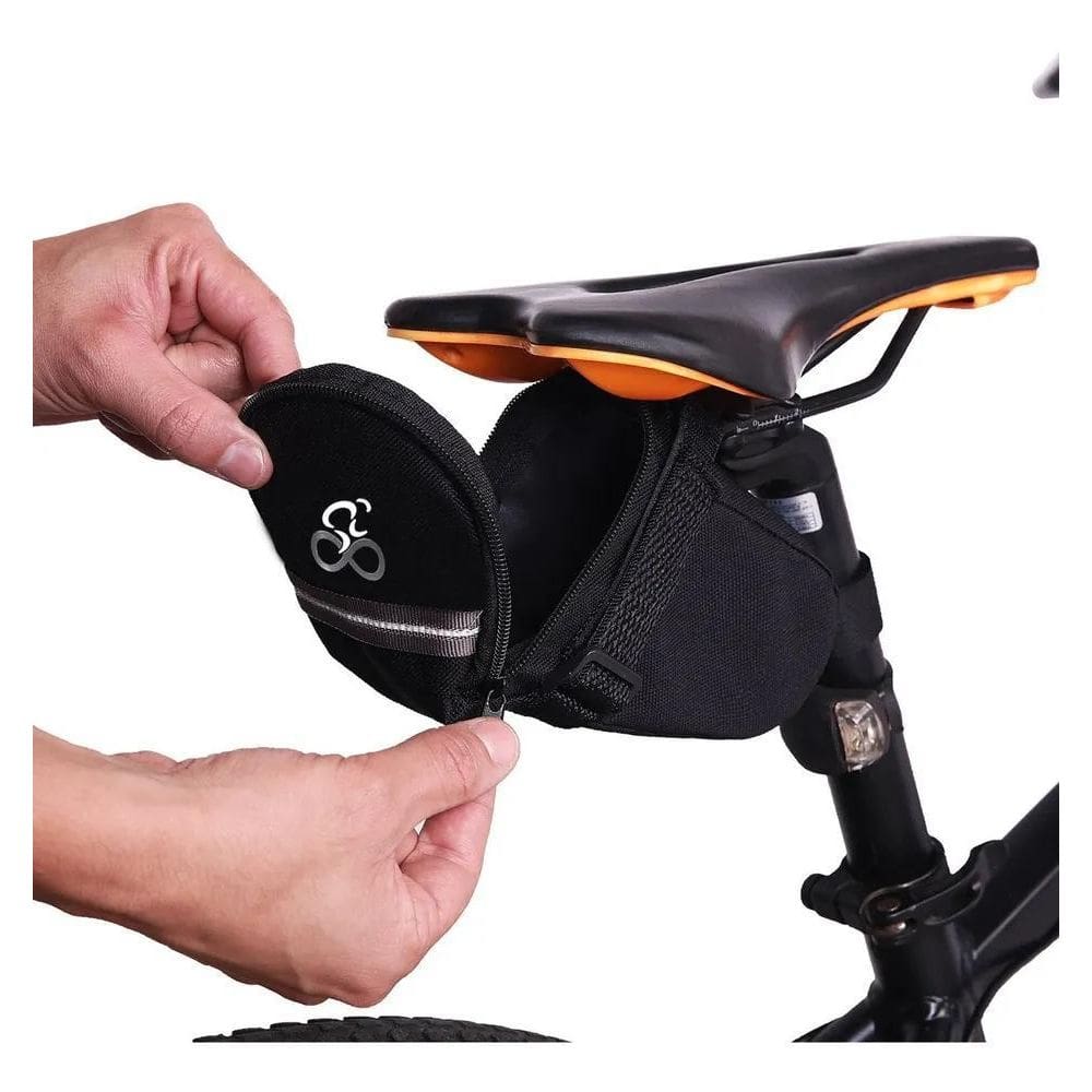 Bolsinha De Selim Afunilada Para Bike Bicicleta Mtb E Speed