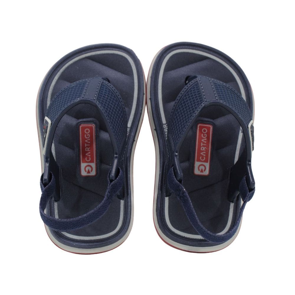 Chinelo bb Cartago 12585 Malaga Sport II Azul