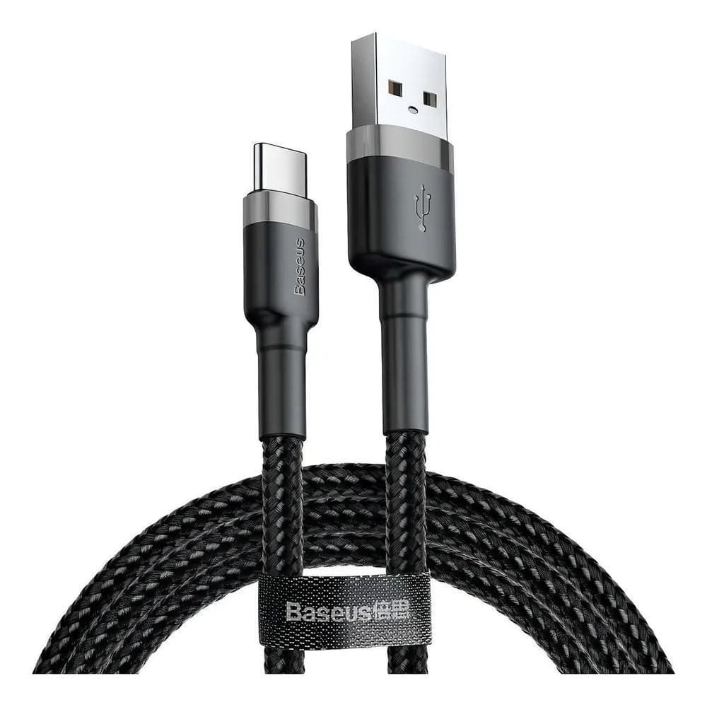 3X Cabo Baseus Cafule Usb Para Tipo-C 3M 2A 480Mbps