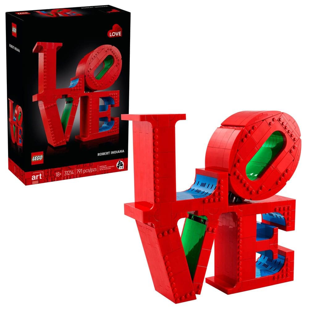 Conjunto de construção LEGO Art Love 31214 com 791 peças para adultos