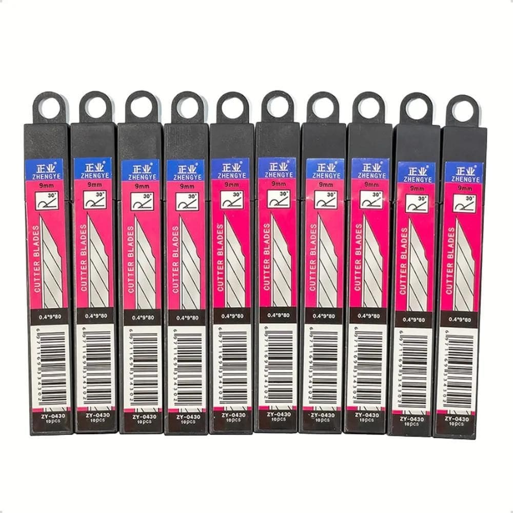 Lamina 30 Graus Para Estilete De 9Mm C/100