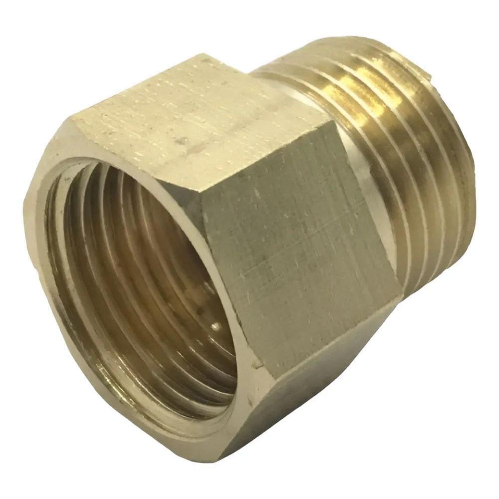 2 Conexão Adaptador Latão Macho Fêmea Rosca 1/2X1/4 Bsp Kit