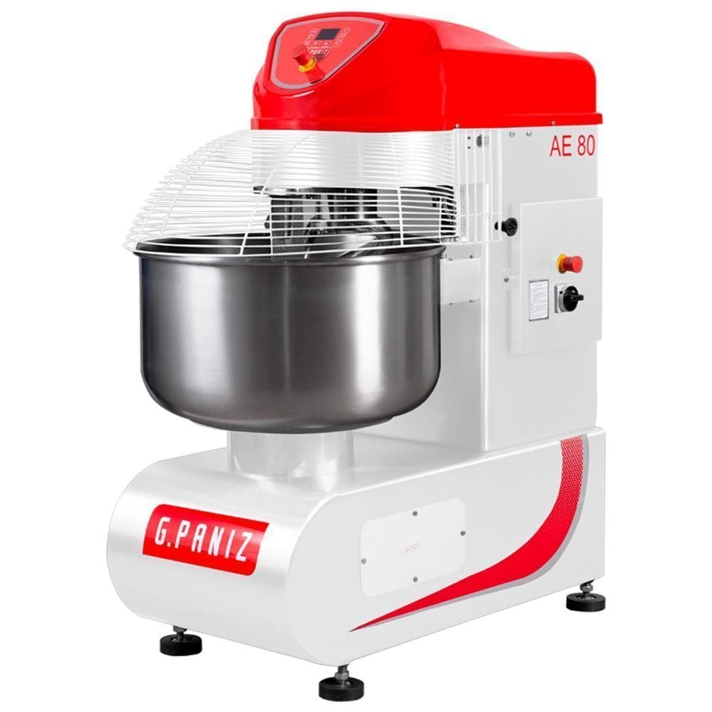 Massadeira Espiral Trifásica 80Kg 2 Velocidades AE80G2 Epóxi G.Paniz 220V