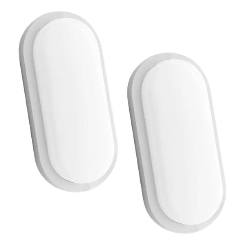 Kit 2 Luminária Tartaruga Led 20W Branco Frio 6500K Bivolt