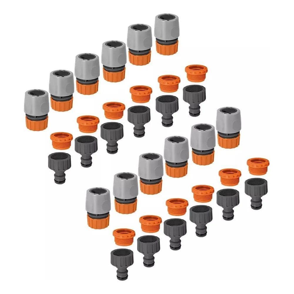 Kit 12 Adaptador Fêmea Torneira + 12 Engate Rápido Mangueira