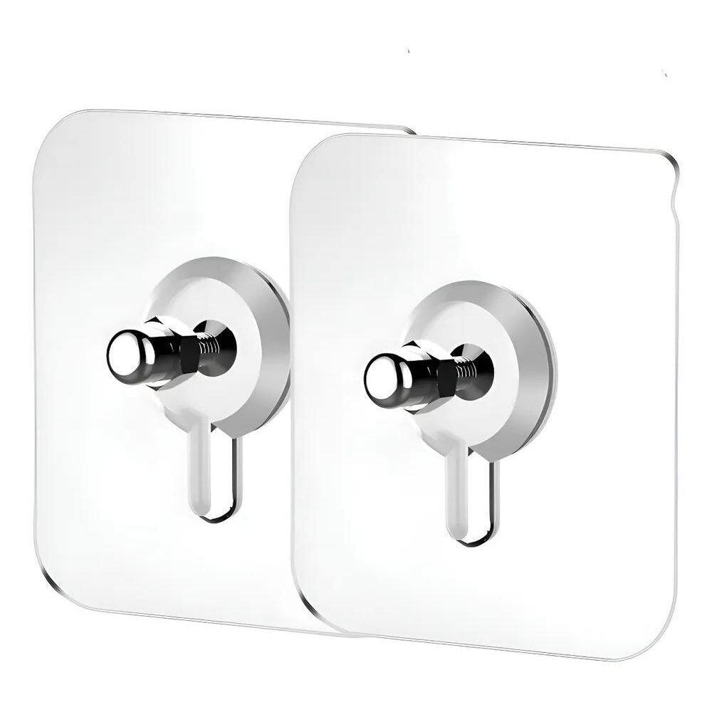 Kit 4 Gancho Suporte Para Quadros 3M Até 3,6Kg Branco
