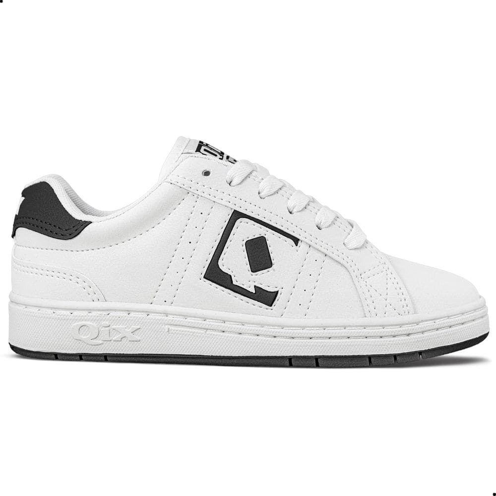 Tênis Qix Combat Retro Unissex | Branco Preto