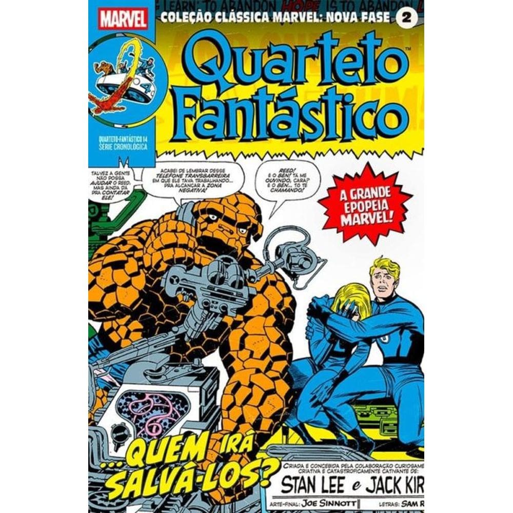 Coleção Clássica Marvel: Nova Fase Vol. 02 - Quarteto Fantástico 14