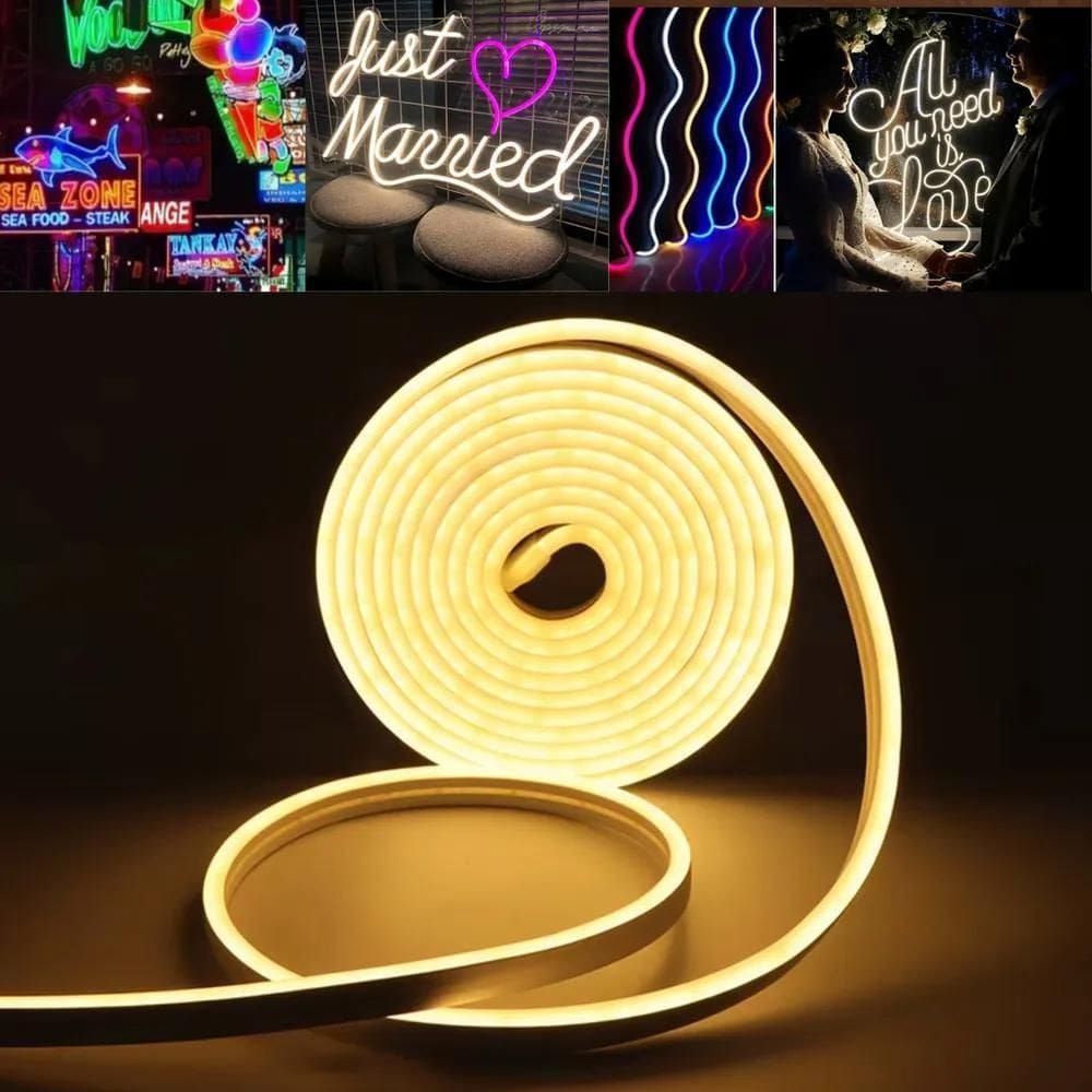 Fita Led Neon Flexível 3528 120Led Vlx 5 Metros Mangueira Co