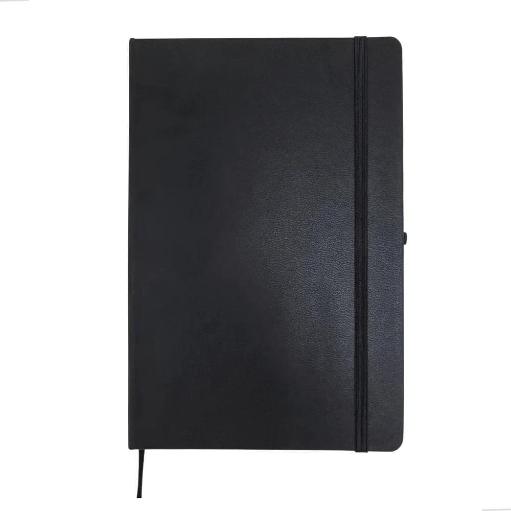 3X Caderneta Anotação A5 Executiva Tipo Moleskine Couro Sint