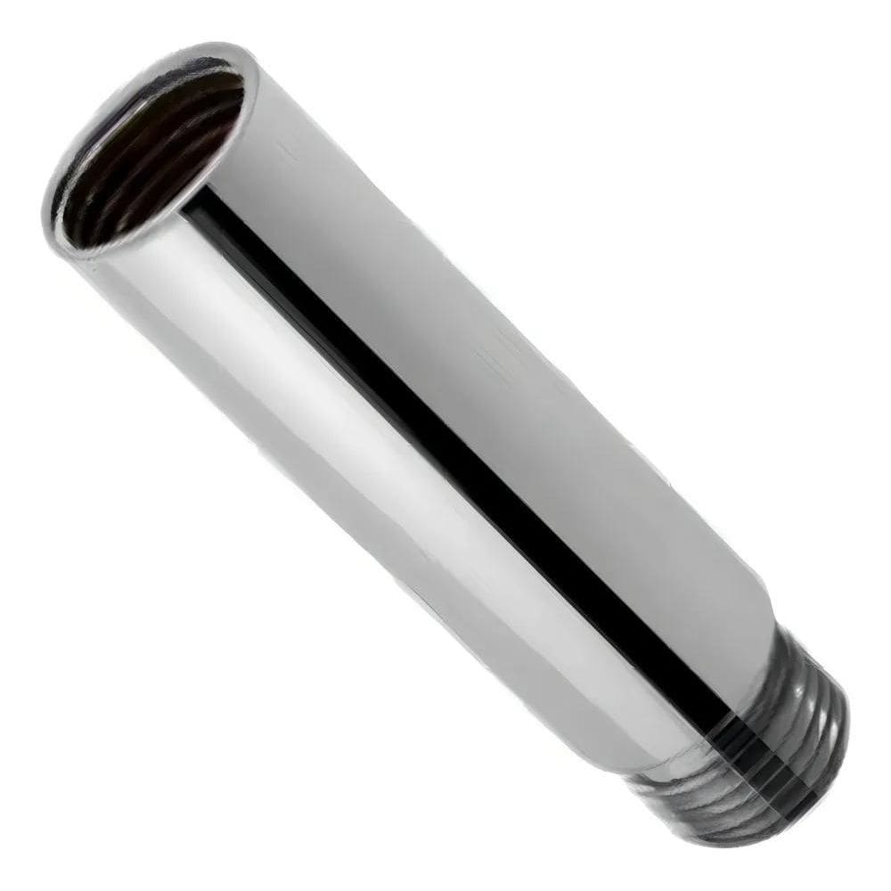 Extensão Lisa Metal Super Longa 9 Cm Cromada Saída De 1/2 Me