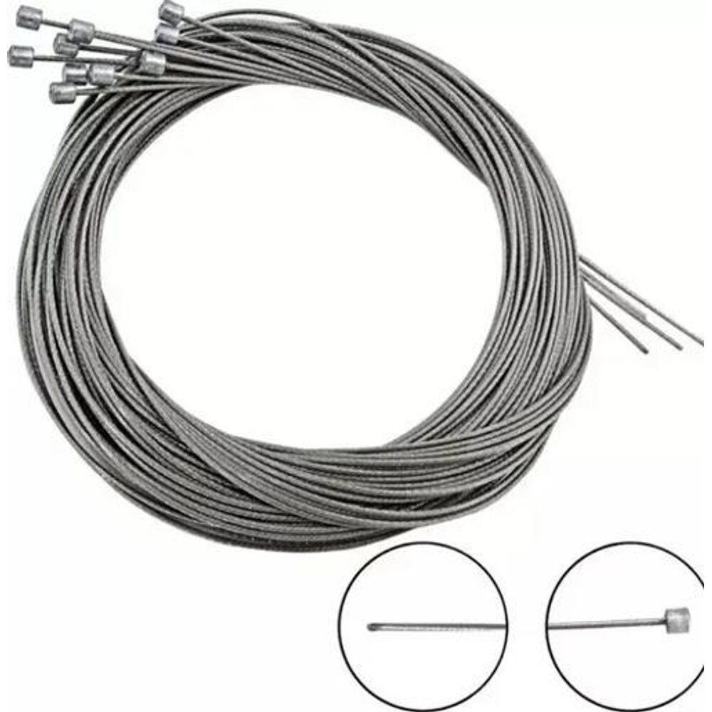 3X Kit 10 Cabo De Aço Inox Marcha Câmbio Bike Mtb Speed 2Mx1