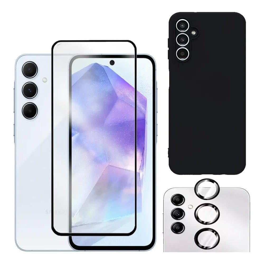 Capa Capinha Case + Película Tela Camera Para Galaxy A55 5G