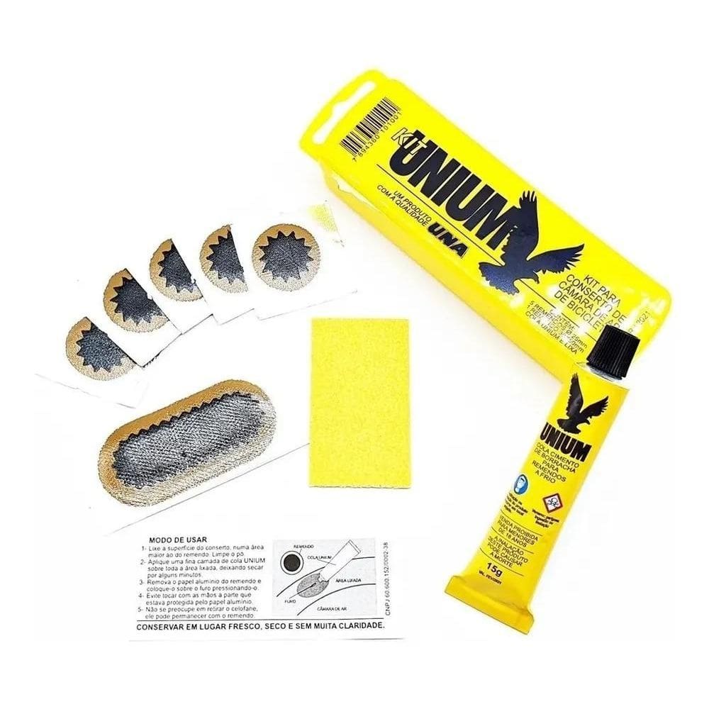 Kit Estojo De Remendo Conserto Camara De Ar Bike Com Cola