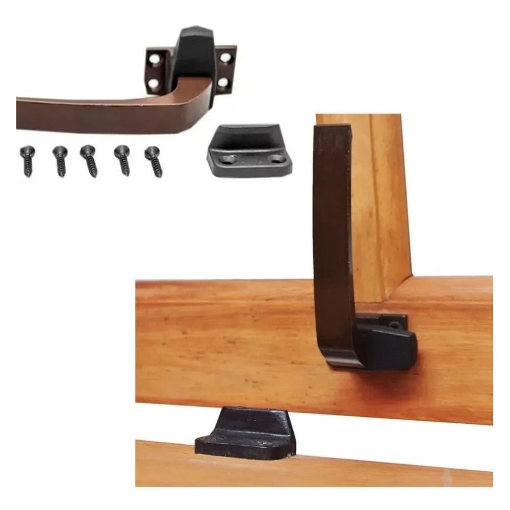 Fecho Alavanca Janela Basculante Maxim Ar Madeira Bronze 1Pç