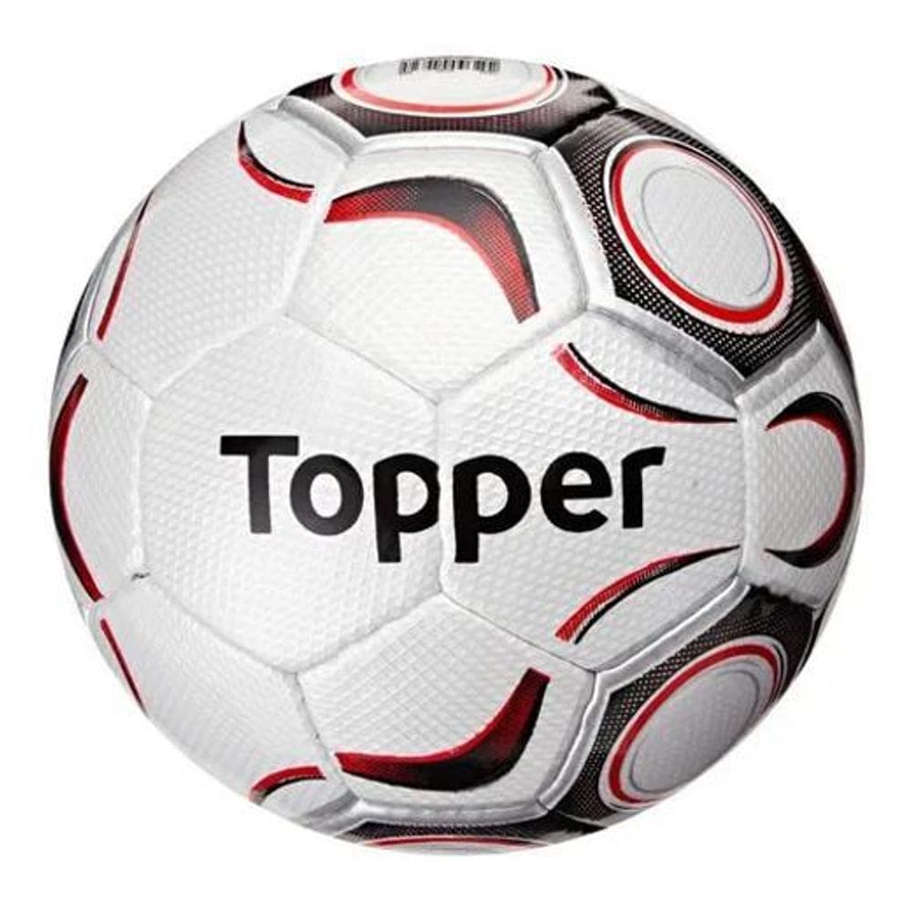 Bola Campo Topper Maestro Pro Costurada Pu Macia - Cor Branc