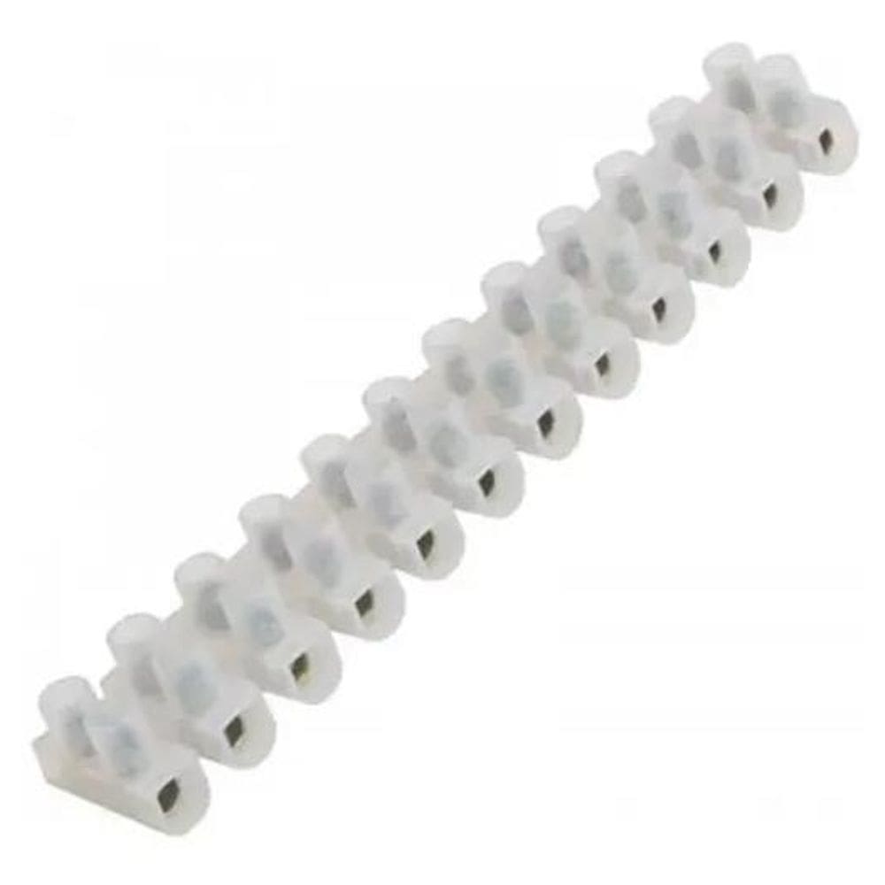 10 Peças - Conector Barra Sindal 12 Posições 4Mm - 3A