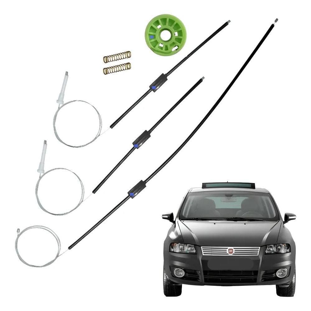 Cabo De Aço Da Mquina Do Vidro Eletrico Stilo Fiat Dianteir