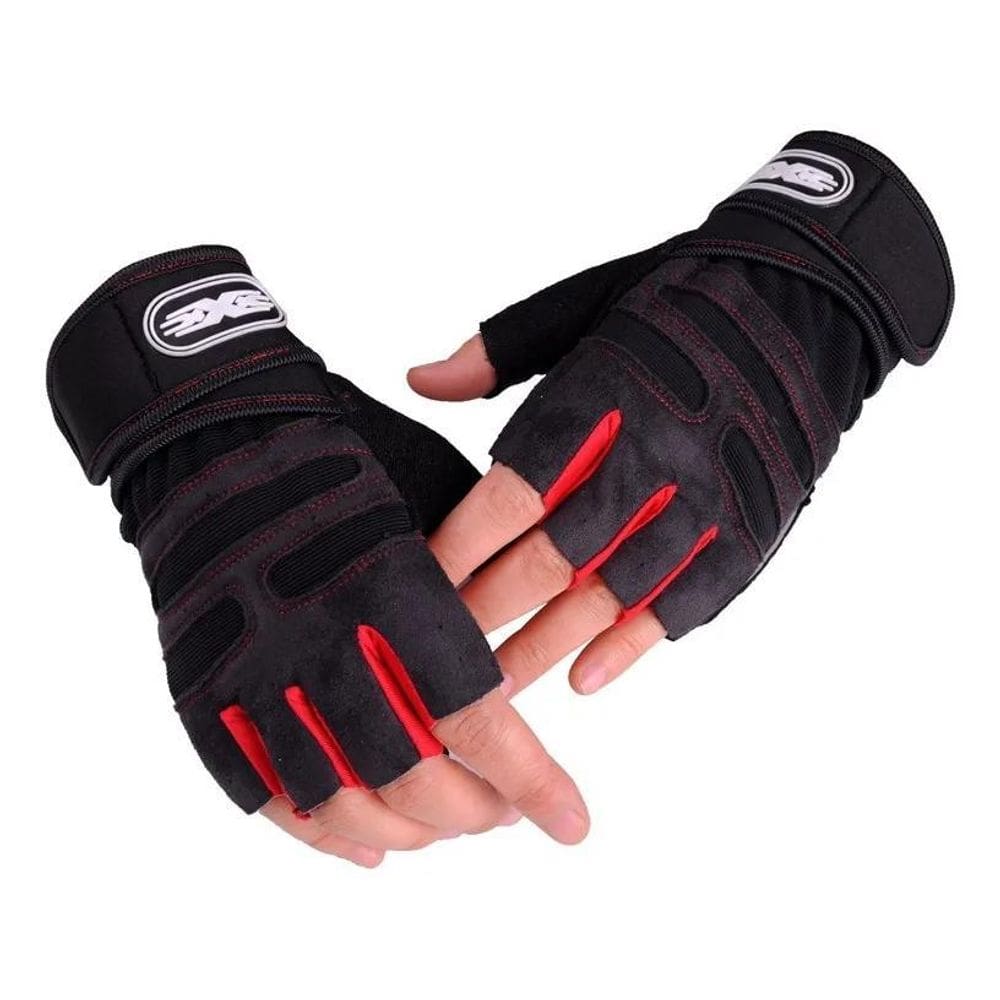 3X Luva Unissex Crossfit Musculação Bike Munhequeira Origina