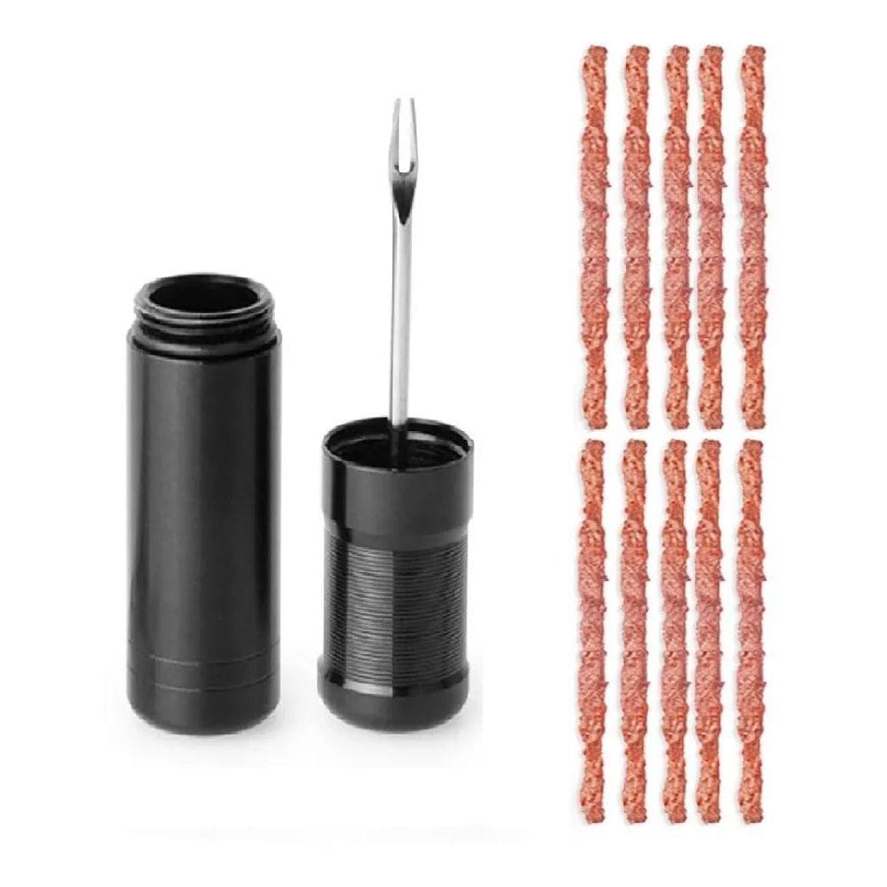 3X Remendo Reparo Pneu Tubeless Chave 10 Macarrão Mtb Bicicl