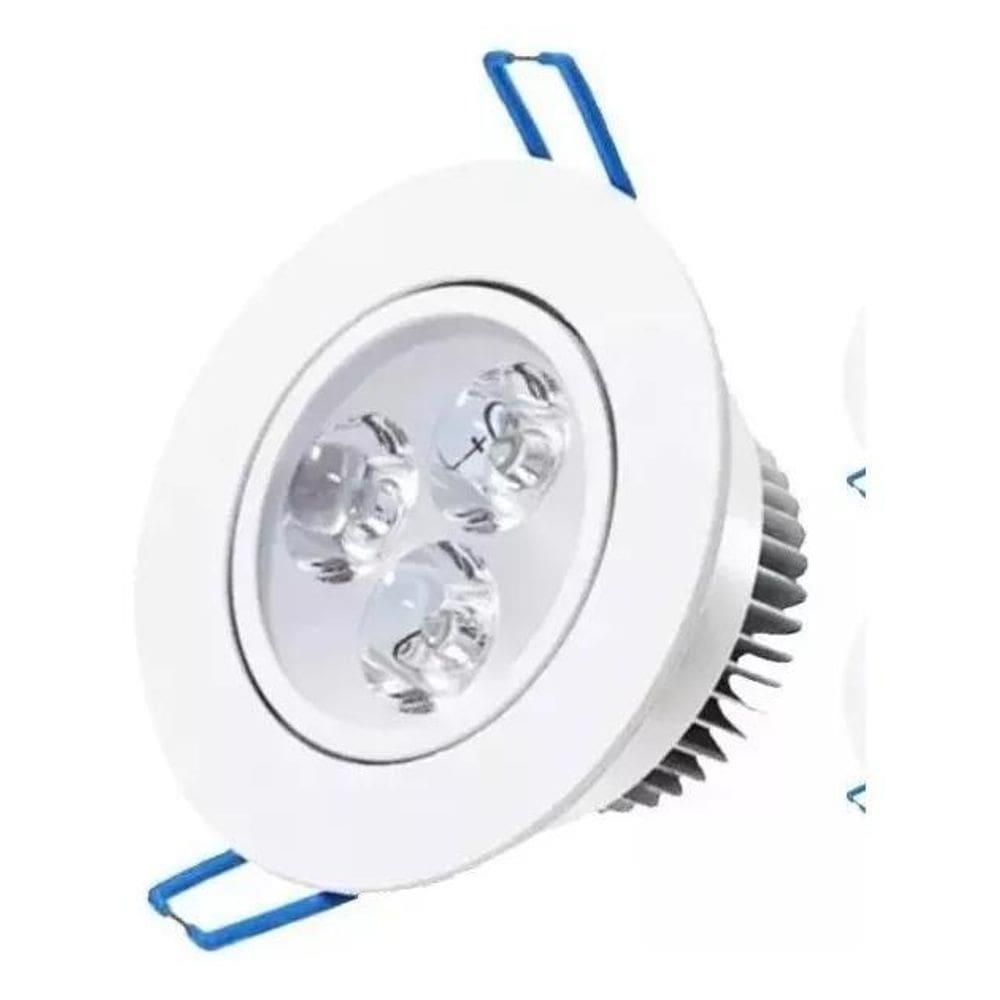 Lampada Spot Led 3W Dicroica Direcionável Gesso E Sanca