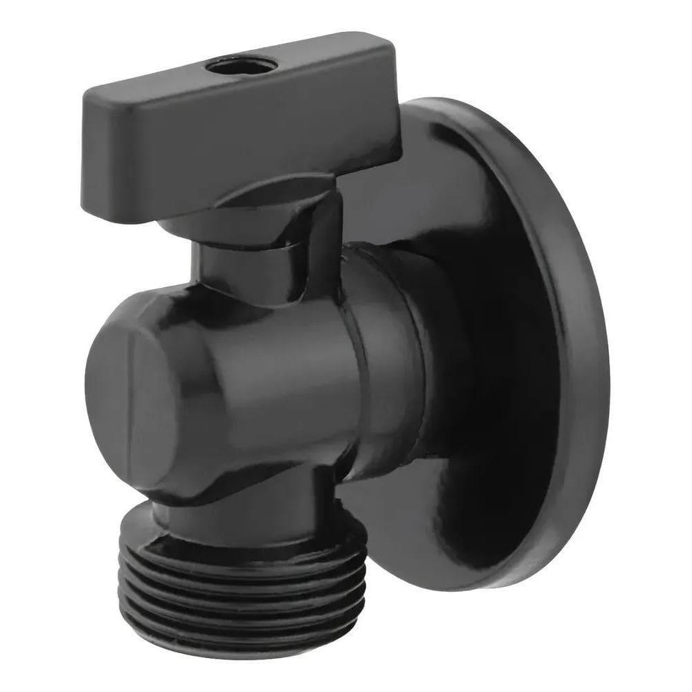 Torneira Dupla Tanque Maquina Lavar Preta Registro Em Metal