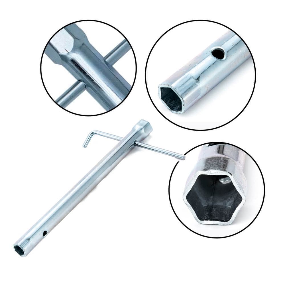 Chave de Vela 300 mm Boca Dupla 16 e 21 mm oficina mecânica