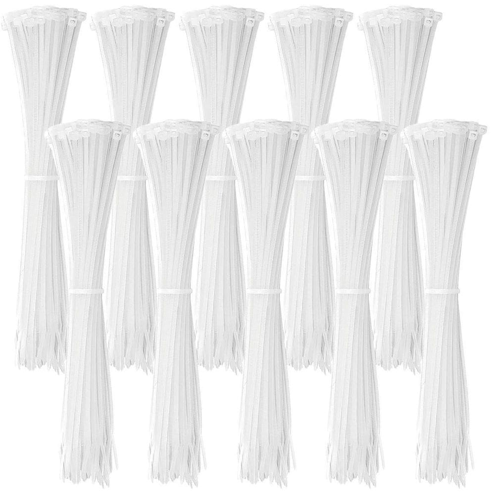 Abraçadeira Nylon Enforca Gato 2,5X200Mm Branco Com 1000 Un