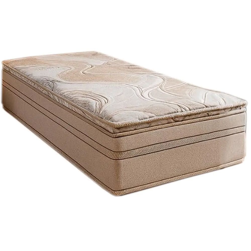 Colchão Dom Solteiro 88cm com Molas Ensacadas Bio Flex Cor Bege