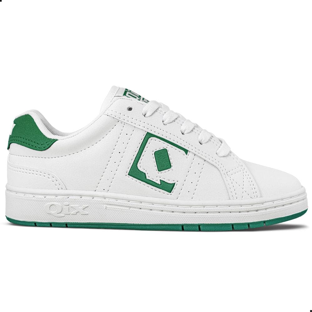 Tênis Qix Combat Retro Unissex | Branco Verde
