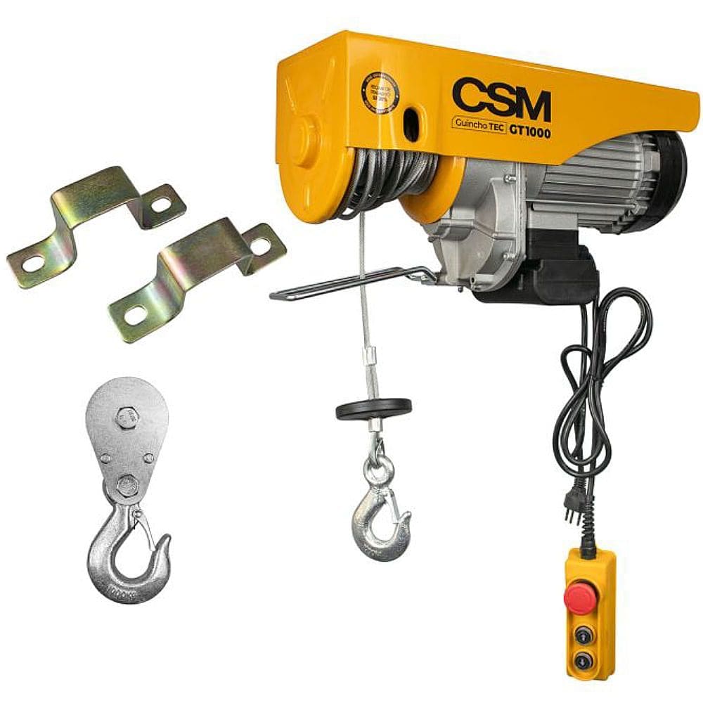Guincho Elétrico TEC GT 500/1000 Monofásico 220 Volts - 71000592 - CSM