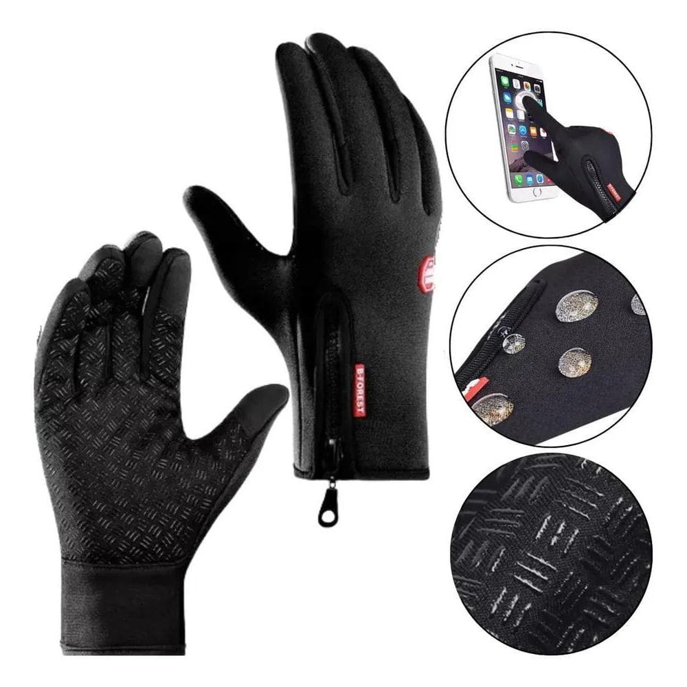 Luva Para Moto Bike Térmica Impermeável Touch Screen