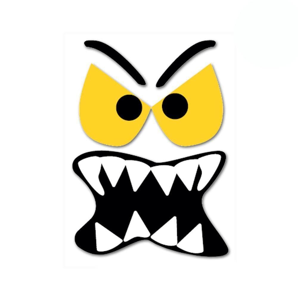 Decoração Porta Monstro Bravo Olhos Amarelos Festa Halloween