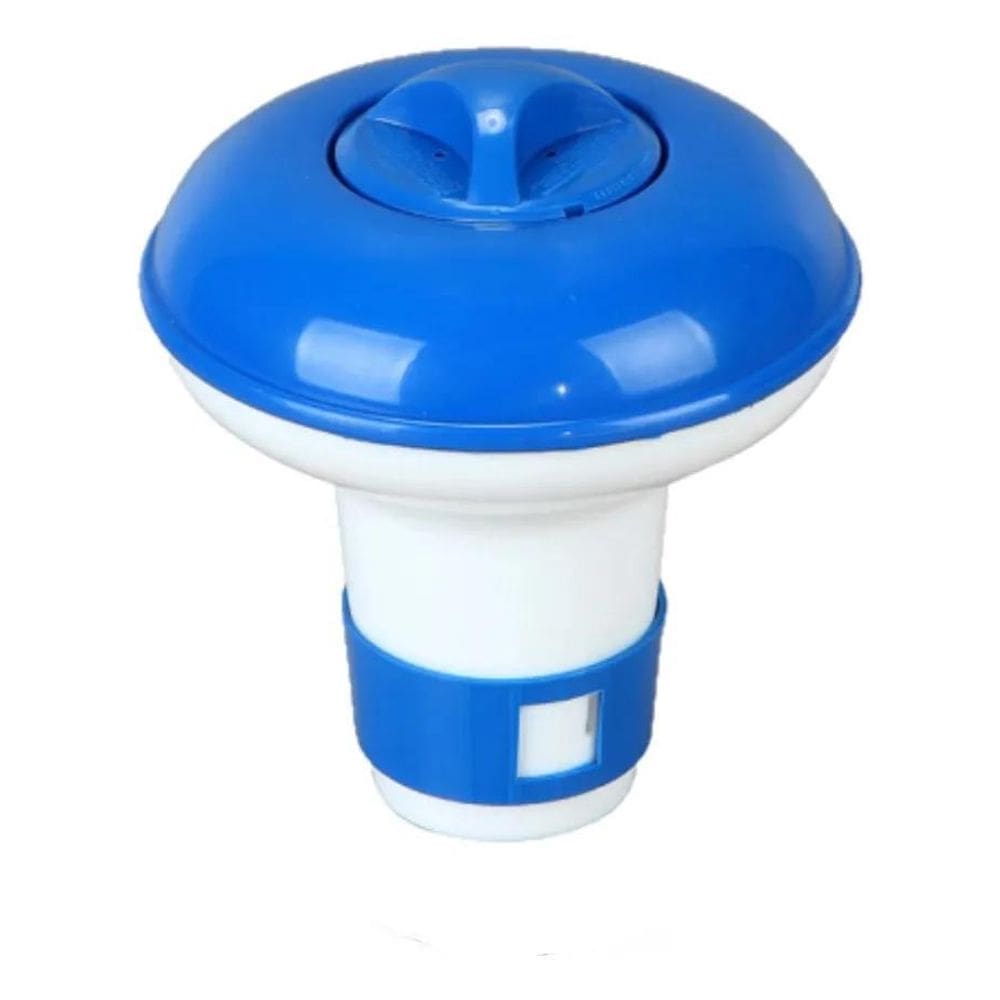 Clorador Dosador Flutuante Margarida Para Piscinas Azul Mfl