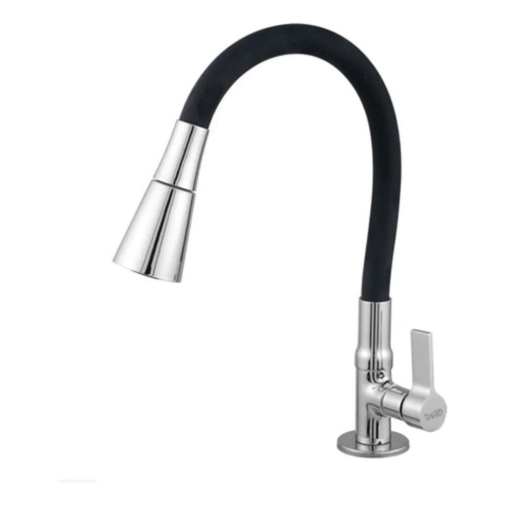 Torneira De Cozinha Gourmet Flexível Jato Duplo Raro Preto