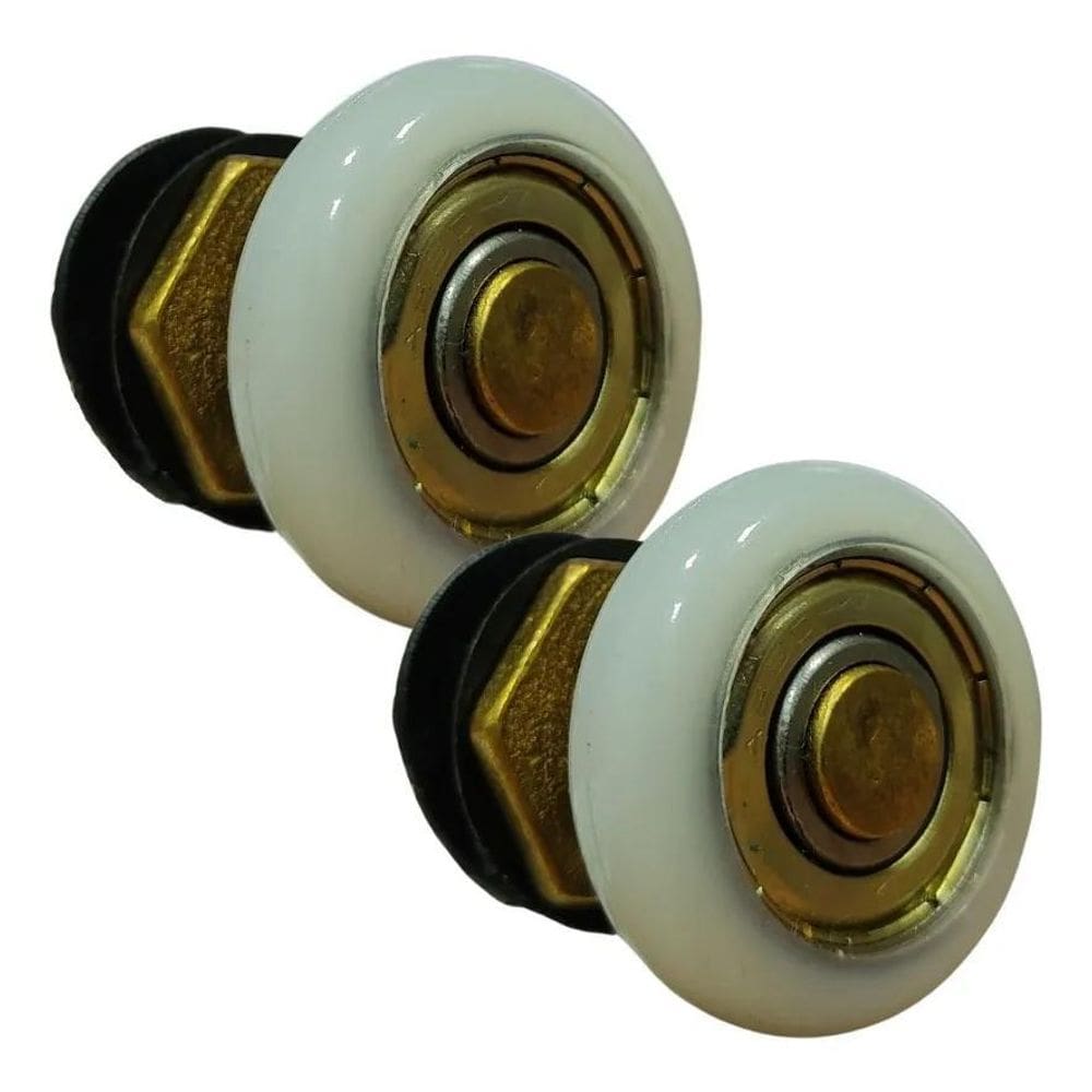 Par De Roldana Excentrica Para Box Vidro 8Mm 10Mm Envio Já