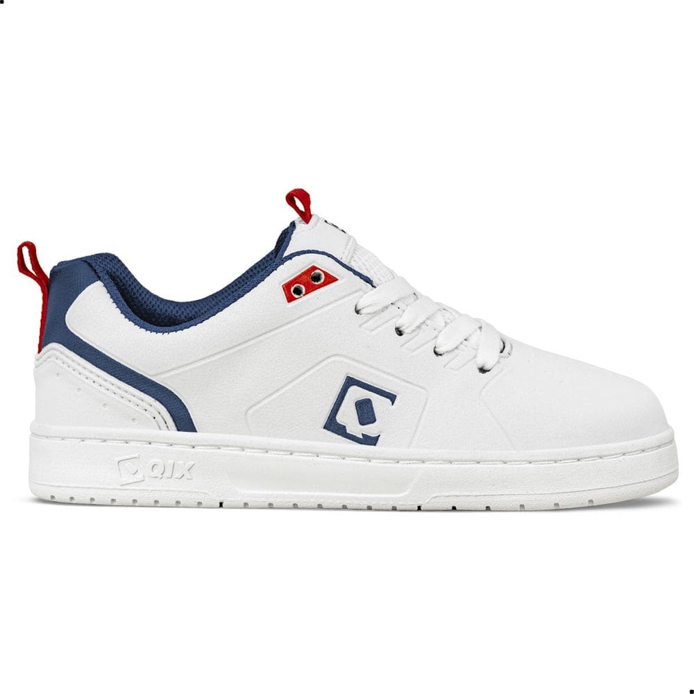 Tênis Qix Smash Unissex | Branco Marinho