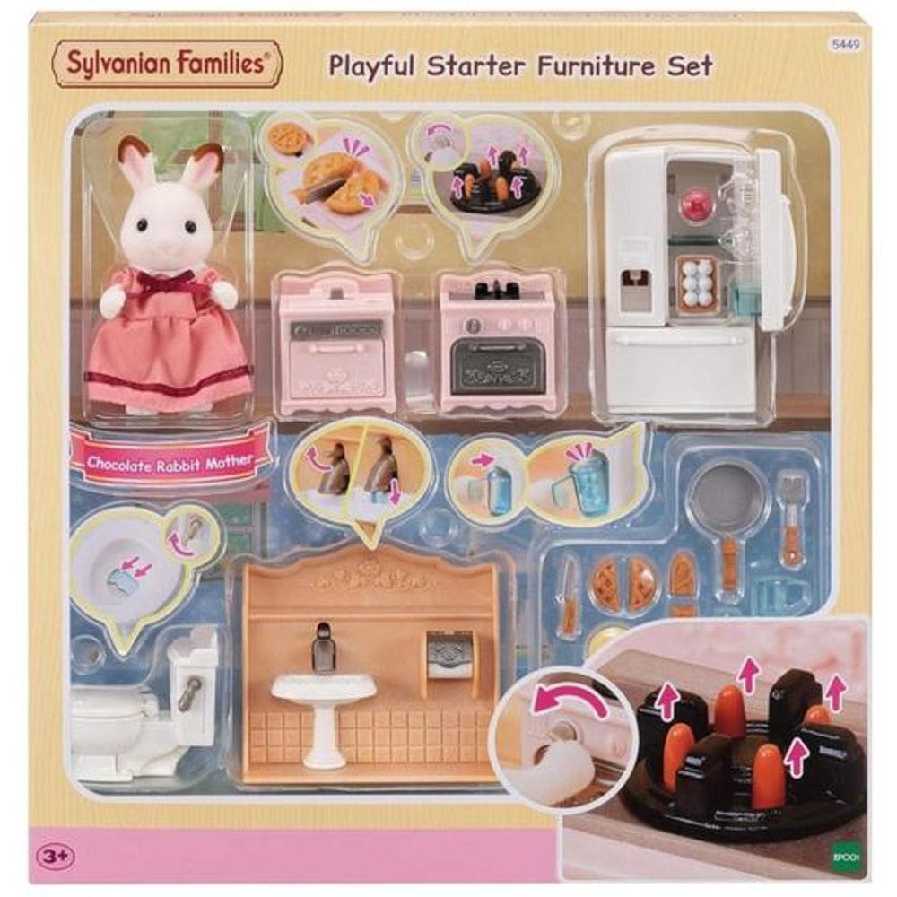 Conjunto Primeiros Móveis Divertidos Sylvanian Families - Epoch Magia 5449