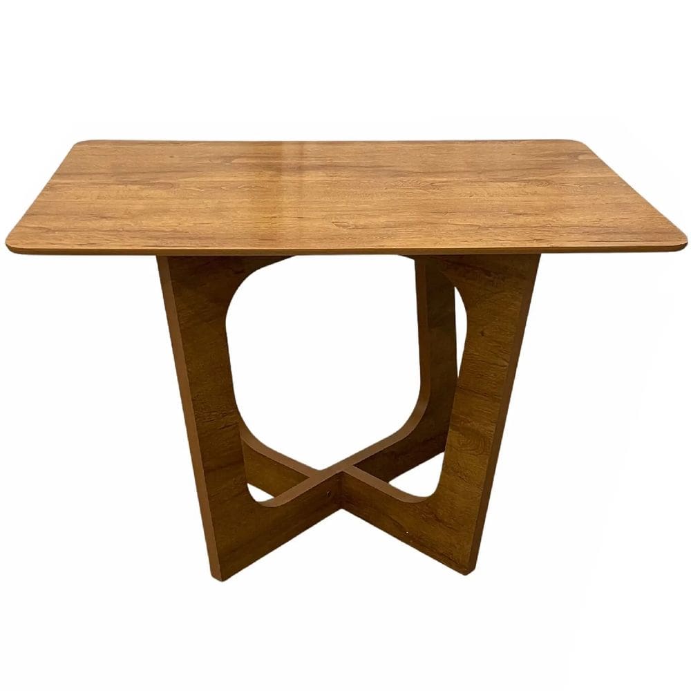 Mesa Dubai Flex 120x80cm SEM Vidro Cel Móveis Cor Cinamomo