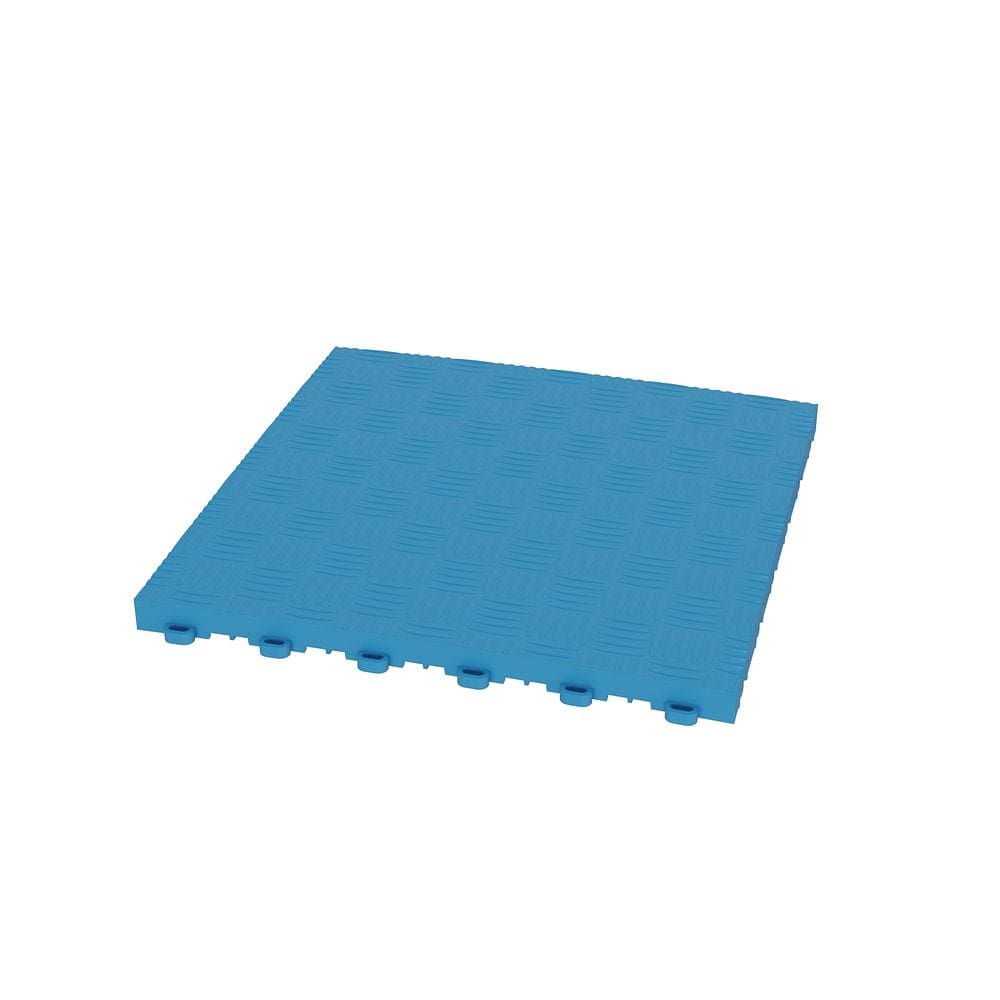 Piso Modular Texturizado Azul Piscina - Unidade 30X30