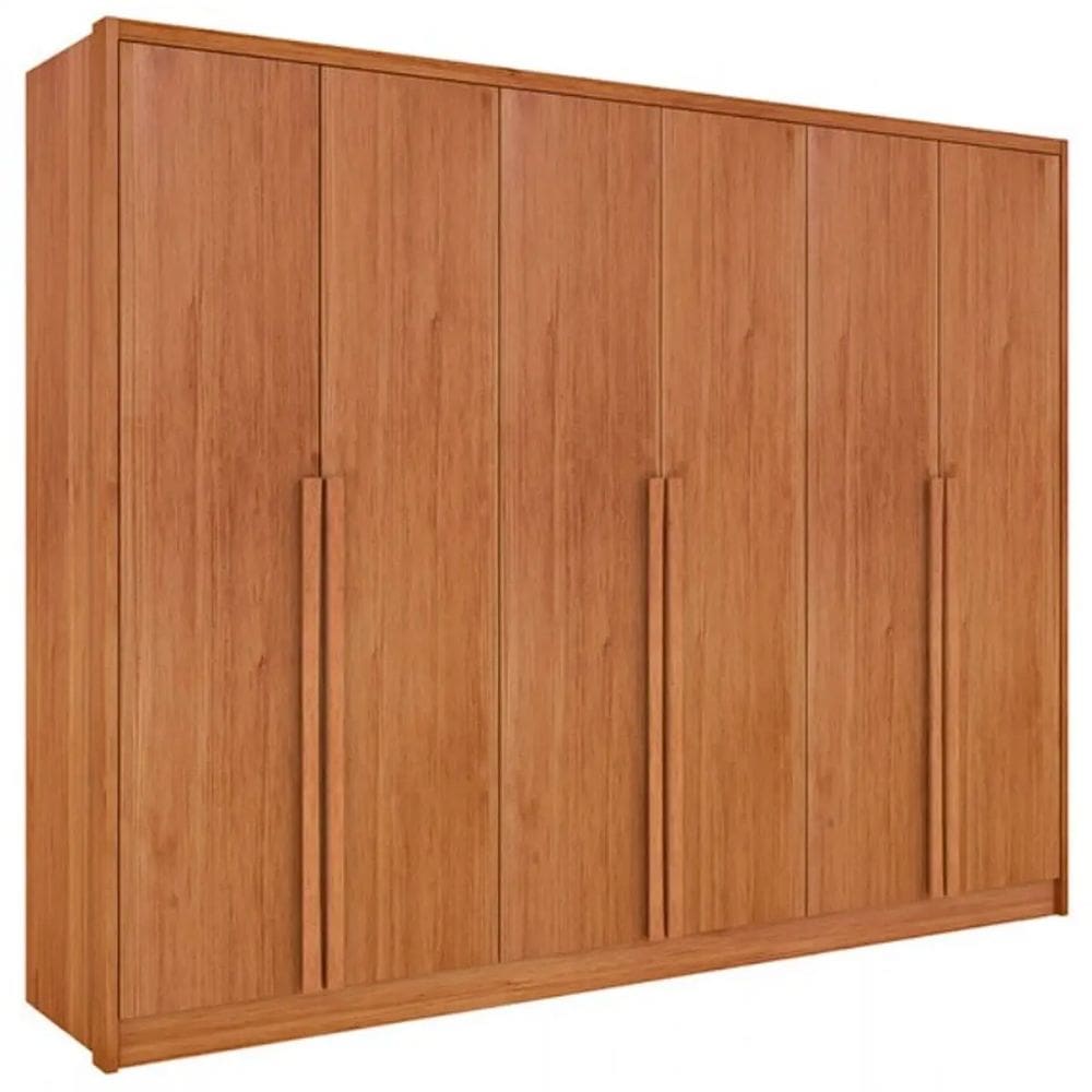 Guarda Roupa Realeza Casal 6 Portas 6 Gavetas Tcil Cor Cinamomo