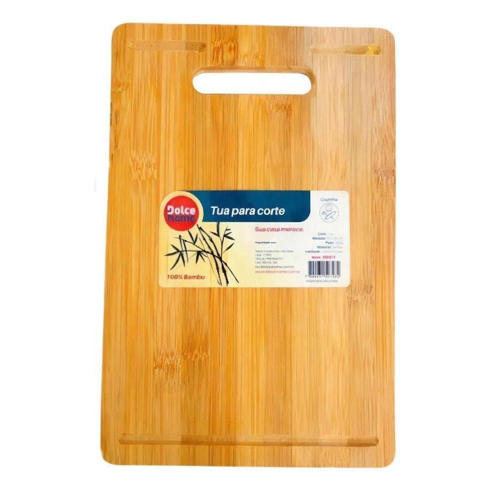 Tabua De Corte Bambu D0511 Churrasco Cozinha Carne Legumes F
