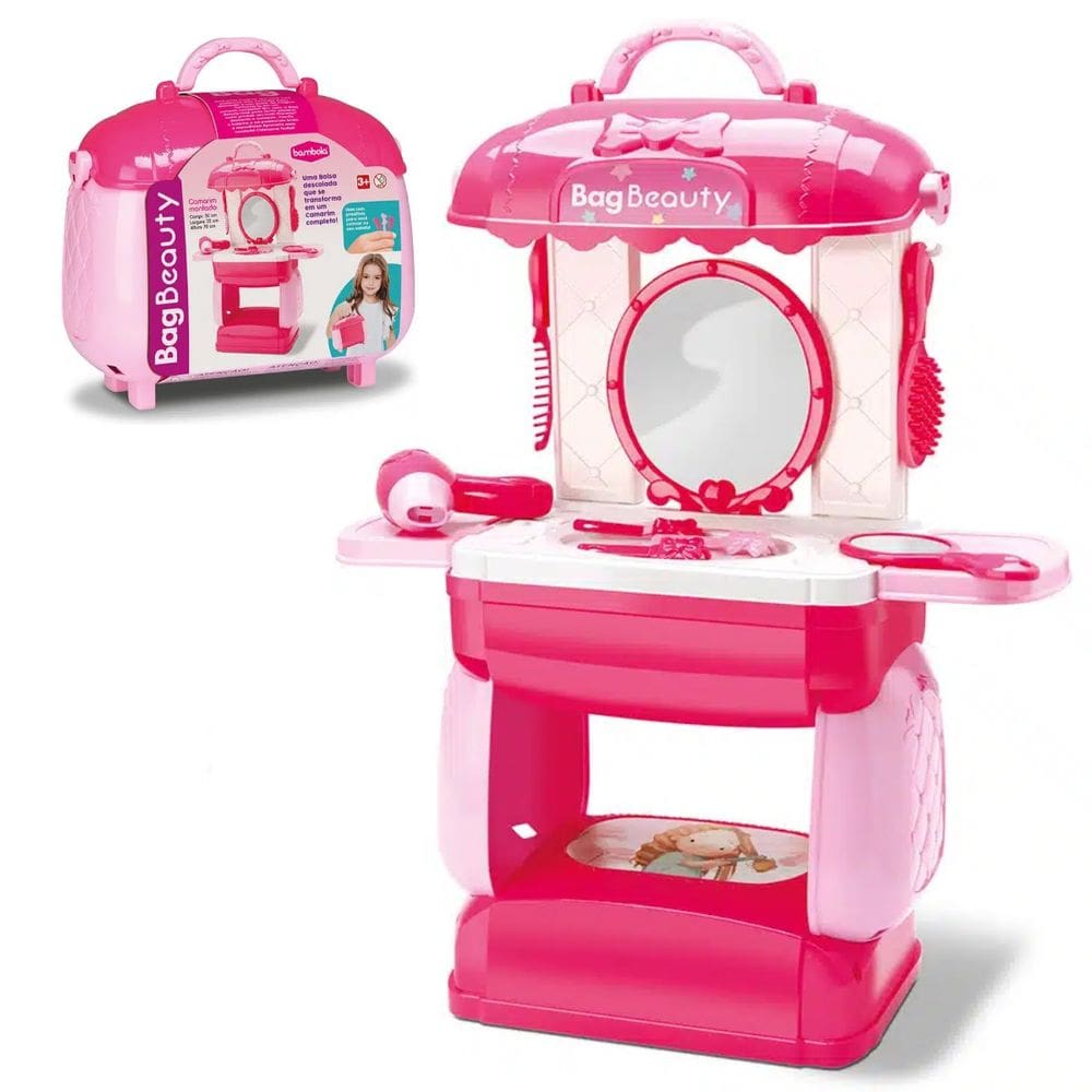 Bolsa Penteadeira Beleza Infantil Camarim Bag Beauty Bambola