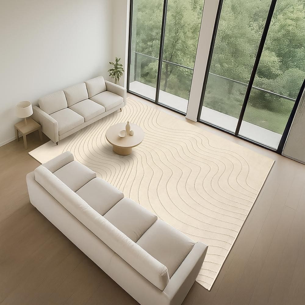 Tapete Movimentos Curvas Snow 300x400cm Tapetes São Carlos