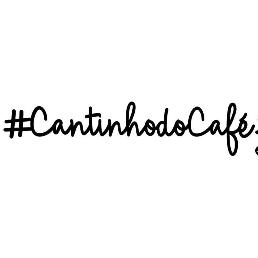 Placa Decorativa Cantinho Do Café - Primanto Pet Brilhante