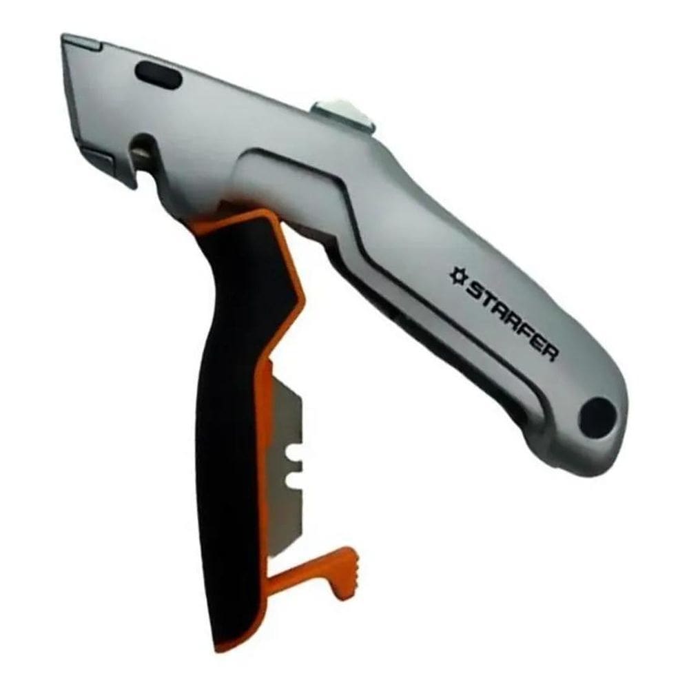 Estilete De Segurança Trapezoidal Profissional Starfer