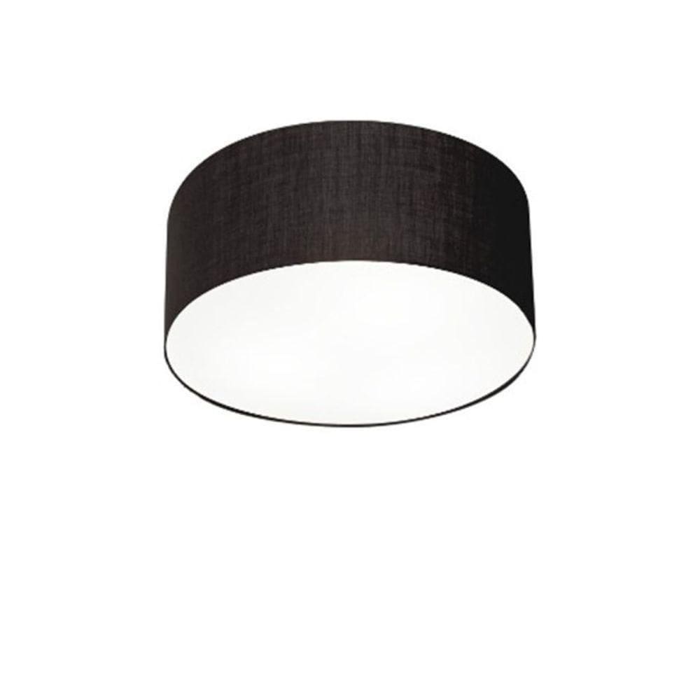 Plafon De Sobrepor Cilíndrico Sp-3010 Cúpula Cor Preto