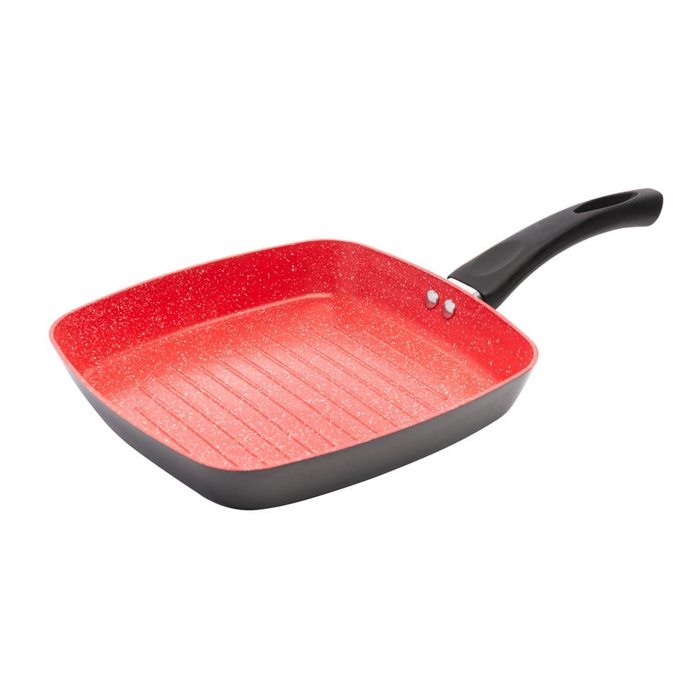 Bistequeira 24cm Indução Rev. Cerâmico Granilite Vermelha Lyor