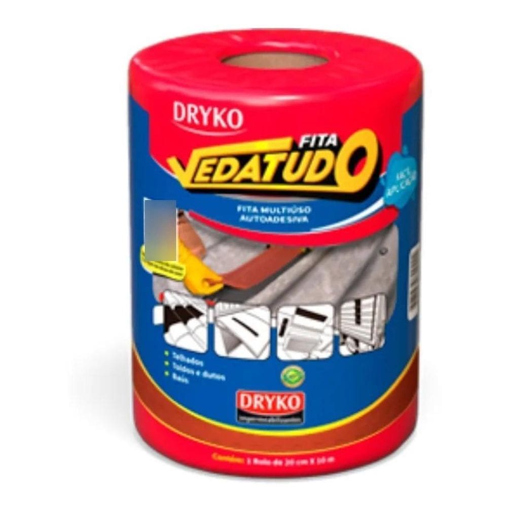 Manta Asfáltica Terracota Telhado Auto Adesiva- 20Cm X 10M