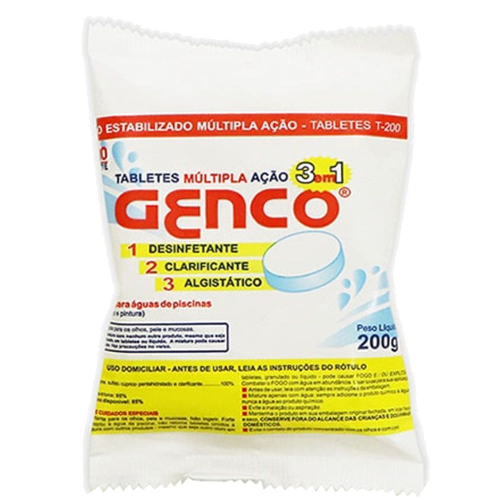 Tablet Múltipla Ação 3 em 1 de 200 Gramas - 455170A - GENCO